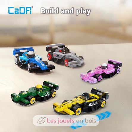 Coffret 8 mini voitures de course à construire C55101W CaDA 4