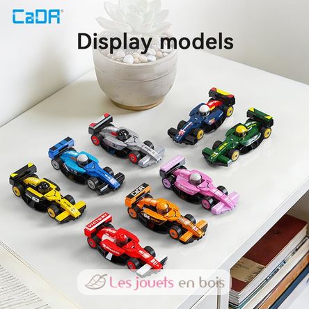 Coffret 8 mini voitures de course à construire C55101W CaDA 5