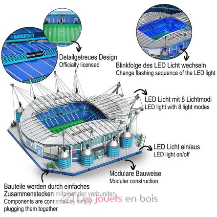 Stade Manchester City 4473 pièces C66022W CaDA 6