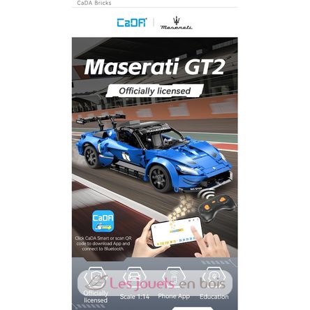 Voiture Maserati GT2 549 pièces C57013W CaDA 8