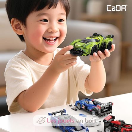 Voiture de course Supersonic Star 164 pièces C55053W CaDA 4