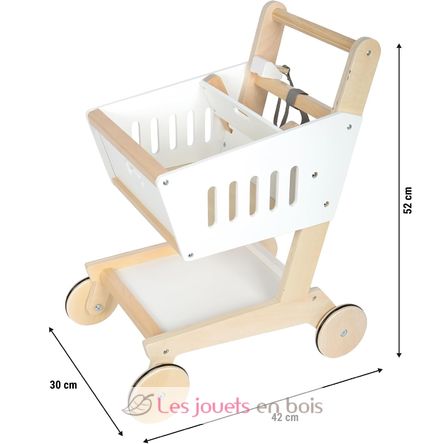 Caddie en bois Fresh blanc LE12836 Small Foot company 2