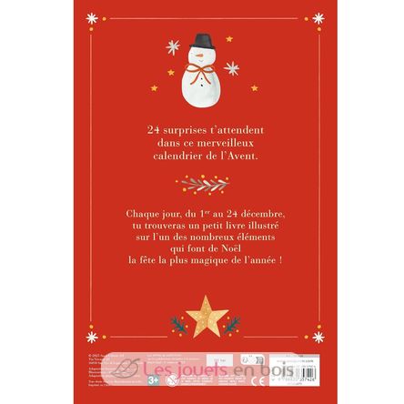 Calendrier de l'Avent 24 petits livres rouge SJ-5742 Sassi Junior 2