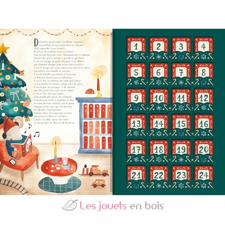 Calendrier de l'Avent 24 petits livres rouge SJ-5742 Sassi Junior 3