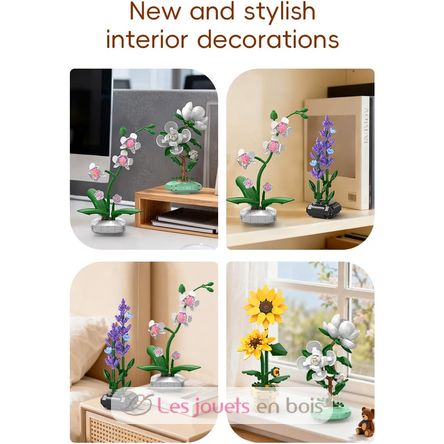 Pot de fleurs de camélia 301 pièces C59029W CaDA 5