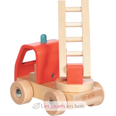 Camion de pompiers avec échelle rouge GK55839 Goki 2