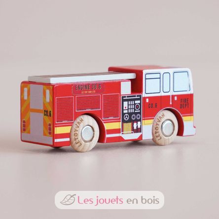 Camion de pompiers Quinn No 44 TV-GT270 Le Toy Van 5