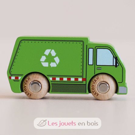 Camion de recyclage Rudy No 36 TV-GT200 Le Toy Van 4