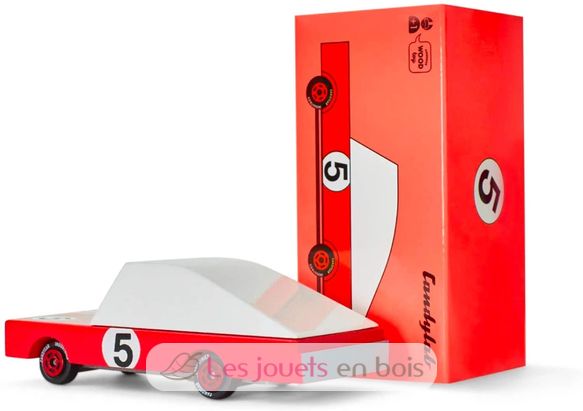 Voiture de course rouge C-CNDF195 Candylab Toys 1