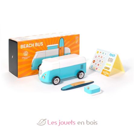 VW Beach Bus bleu océan C-BVA319 Candylab Toys 5