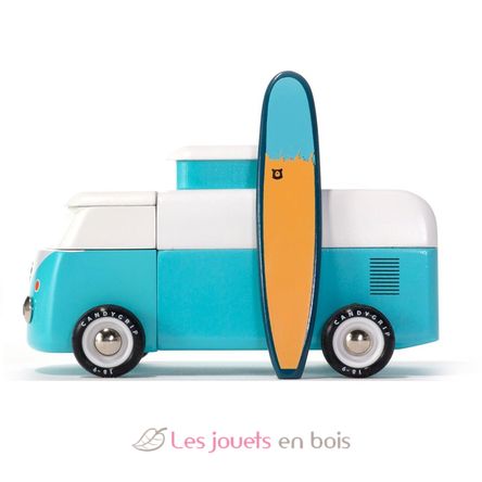 VW Beach Bus bleu océan C-BVA319 Candylab Toys 1