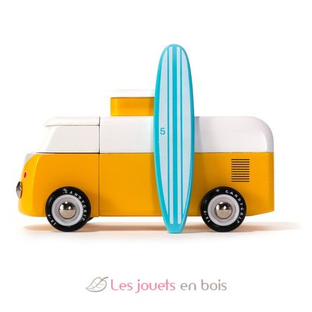 VW Beach Bus sunset jaune C-BVA235 Candylab Toys 1