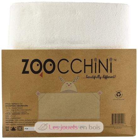 Serviette de bain enfant - lapin bella ZOO-122-001-001 Zoocchini 5