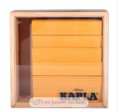 Carrés 40 Pièces - Jaune KAPLA