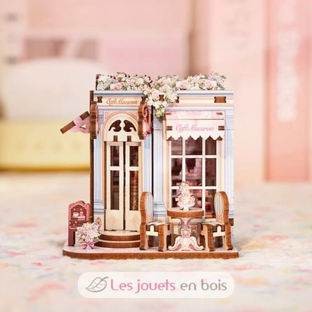 Mini Book Nook Café macarons CT107 Cartartem 2