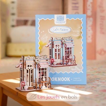 Mini Book Nook Café macarons CT107 Cartartem 3