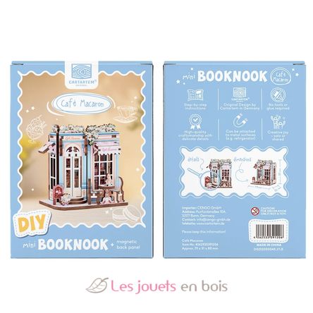 Mini Book Nook Café macarons CT107 Cartartem 8