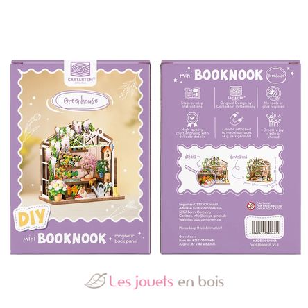 Mini Book Nook Serre CT108 Cartartem 8