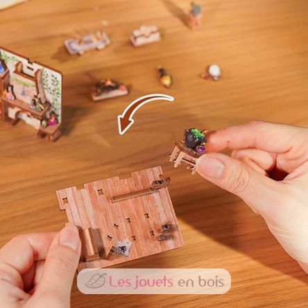 Mini Book Nook Atelier d'alchimie CT109 Cartartem 4