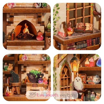Mini Book Nook Atelier d'alchimie CT109 Cartartem 6