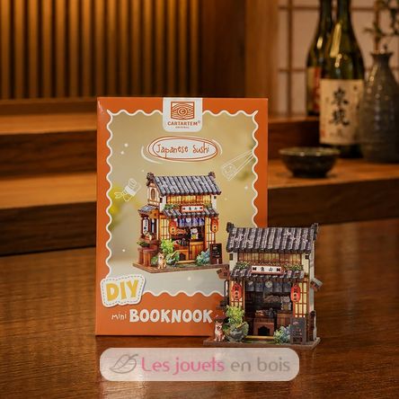 Mini Book Nook Sushi japonais CT112 Cartartem 3