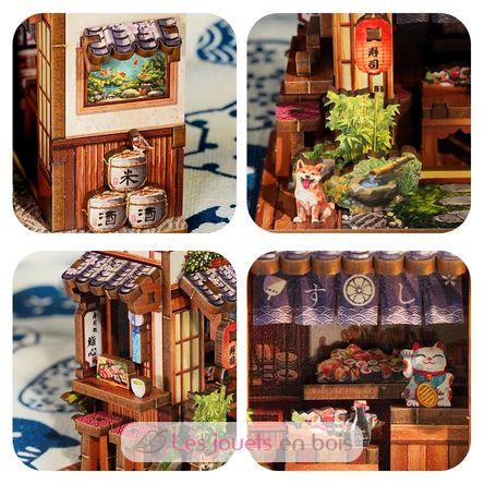 Mini Book Nook Sushi japonais CT112 Cartartem 6