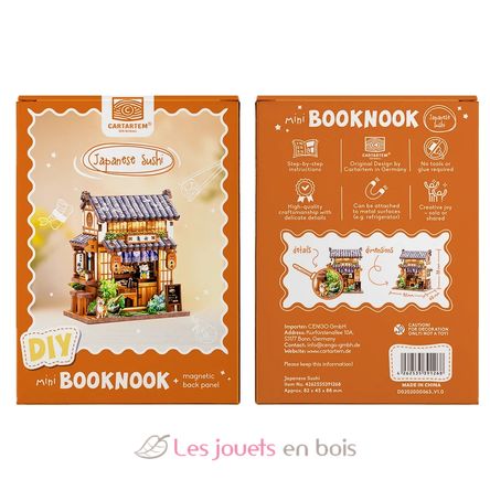 Mini Book Nook Sushi japonais CT112 Cartartem 8