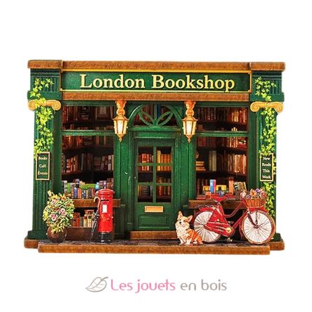 Mini Book Nook Librairie londonienne CT110 Cartartem 1