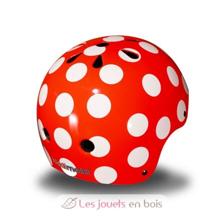 Casque enfant Red Dotty Medium KMH009M Kiddimoto 2