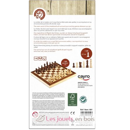 Jeu d'echecs pliable CA0103-1166 Cayro 4
