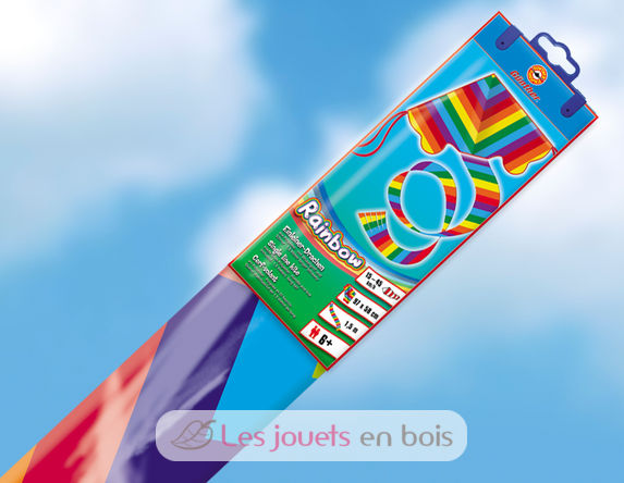 Cerf-volant en polyester Arc-en-ciel GU-1159 Günther 6