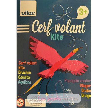 Cerf-volant flamant rose V2963 Vilac 2