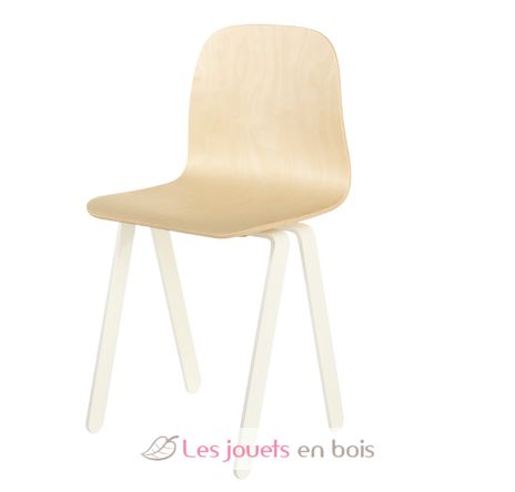 Chaise enfant 6 à 10 ans - Blanc KIDSCHAIRLARGEWH In2wood 1