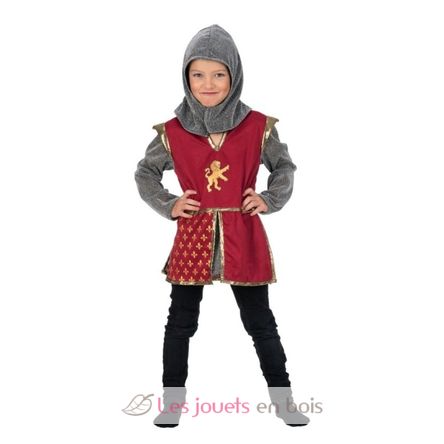 Déguisement Chevalier lion rouge 128 cm CHAKS-C4667128 Chaks 1