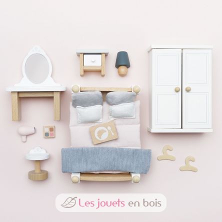 Chambre à coucher pour maison de poupées TV-ME057 Le Toy Van 3