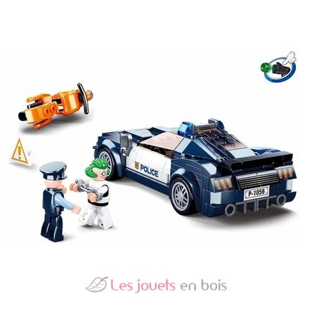 Voiture de police 284 pcs SL-M38-B1063 Sluban 4