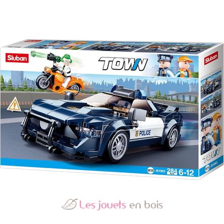 Voiture de police 284 pcs SL-M38-B1063 Sluban 5