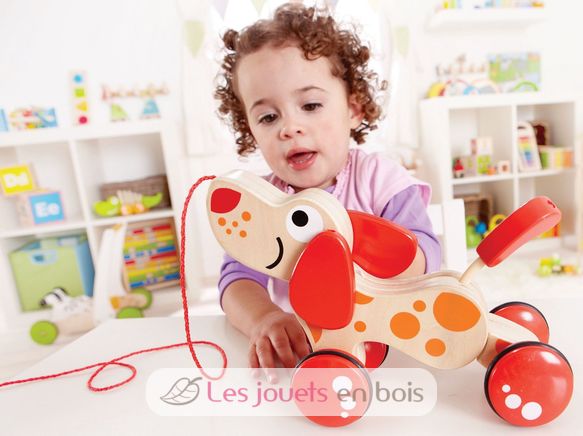 Puppy le chien à tirer HA-E0347 Hape Toys 4