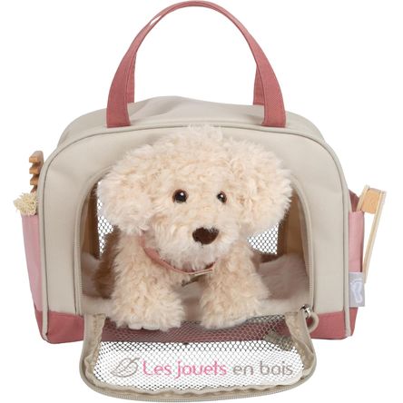 Chien avec sac et kit de soins rose LE12838 Small Foot company 3