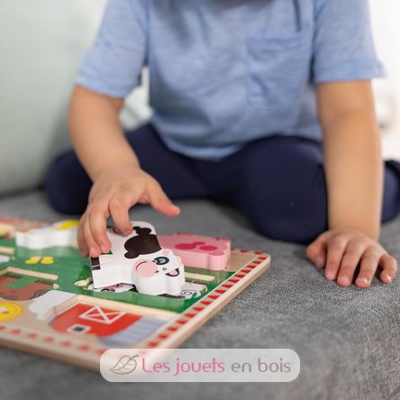 Chunky puzzle Animaux de la ferme MD-03723 Melissa & Doug 2