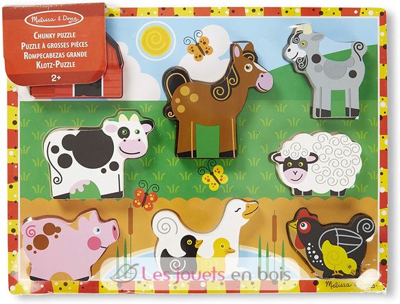 Chunky puzzle ferme MD-13723 Melissa & Doug 5