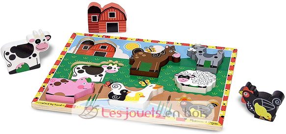 Chunky puzzle ferme MD-13723 Melissa & Doug 4