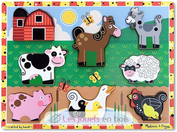 Chunky puzzle ferme MD-13723 Melissa & Doug 2