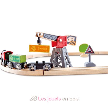 Circuit de train de marchandises HA-E3731 Hape Toys 3