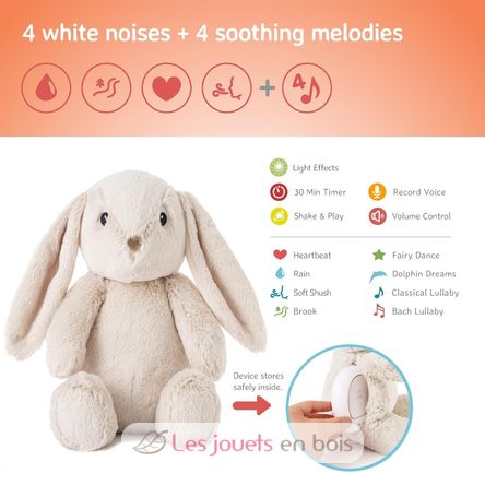 Peluche veilleuse musicale Billy le Lapin Cloudb-7703-BB Cloud b 10