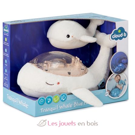 Veilleuse Tranquil Whale Family Blanche CloudB-7900-WD Cloud b 8