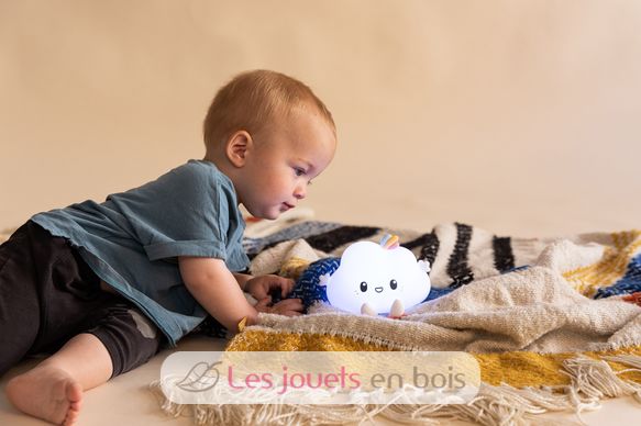 Veilleuse Noa Nuage avec télécommande L-CLOWHITER Little L 7