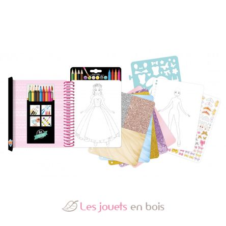 Carnet de mode - Tenues de princesse BUK-CM101 Buki France 2