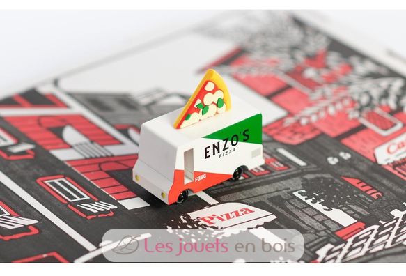Pizza camion Van C-CNDF356 Candylab Toys 4