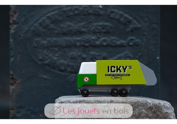 Garbage Truck - Camion poubelle C-CNDK258 Candylab Toys 3